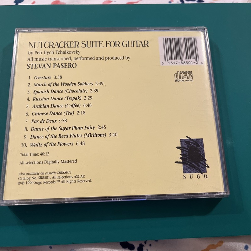 Nutcracker Suite For Guitar Stevan Pasero Music CD By Sugo Records gallery