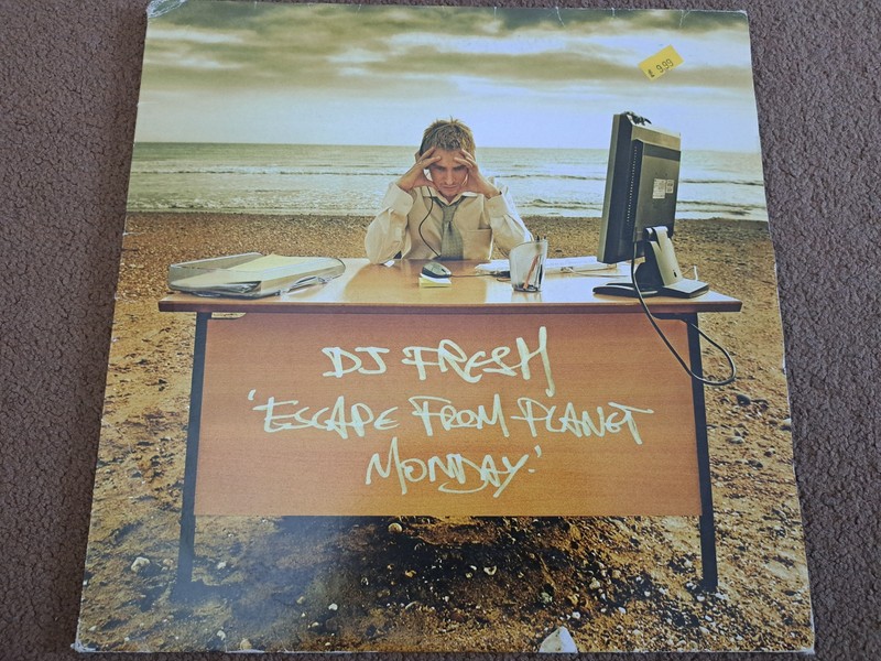 DJ Fresh ‎– Escape From Planet Monday – 2×12″ Record -Breakbeat Kaos ‎–BBK 003LP