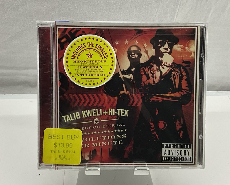 Talib Kweli + Hi-Tek Are Reflection Eternal – Revolutions Per Minute CD- Sealed