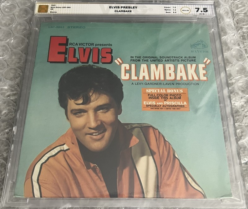 SEALED, Elvis Presley – Clambake LSP-3893, 1st pressing, VMG [7,5], US, 1967