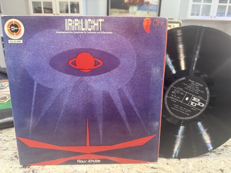 KLAUS SCHULZE IRRLICHT 1974 ITALY IMPORT VG++/NM- VINYL LP ELECTRONIC ROCK