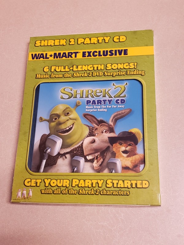 Shrek 2 Party CD (2004, 6-song Wal-Mart Exclusive) SEALED
