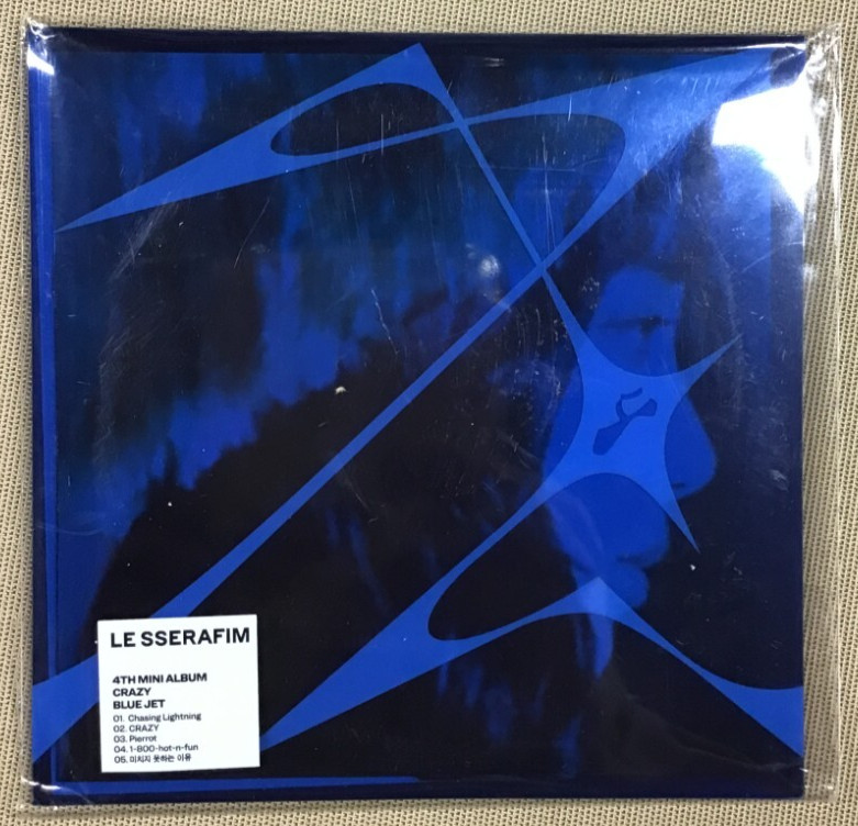 Le Sserafim – 4th Mini Album – Crazy (Compact Ver.) [2024, CD] NEW 💿