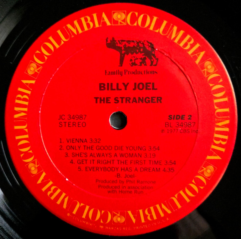 Billy Joel The Stranger 1977 LP JC 34987 EX Vinyl gallery