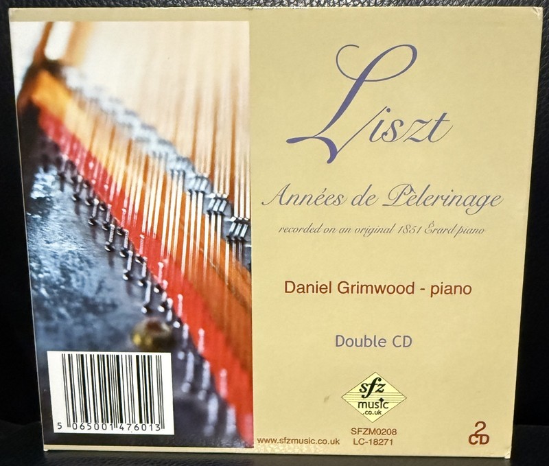 Franz Liszt : Annees De Pelerinage - Complete Recording • Daniel Grimwood (2 CD) gallery