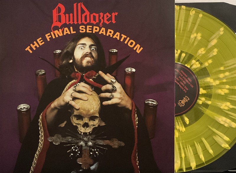 Bulldozer – The Final Separation LP 2024 Shadow Kingdom – SKR199LP [Yellow] NEW