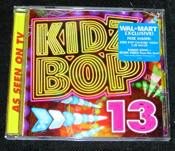 Kidz Bop 13,Kidz Bop Kids, 2008, Razor & Tie,Wal-Mart Exclusive Bonus,RARE