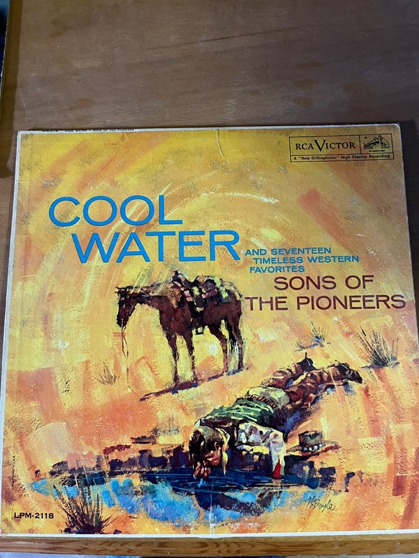 VINTAGE SONS OF THE PIONEERS COOL WATER LP 12″ VINYL RECORD NM RCA STEREO