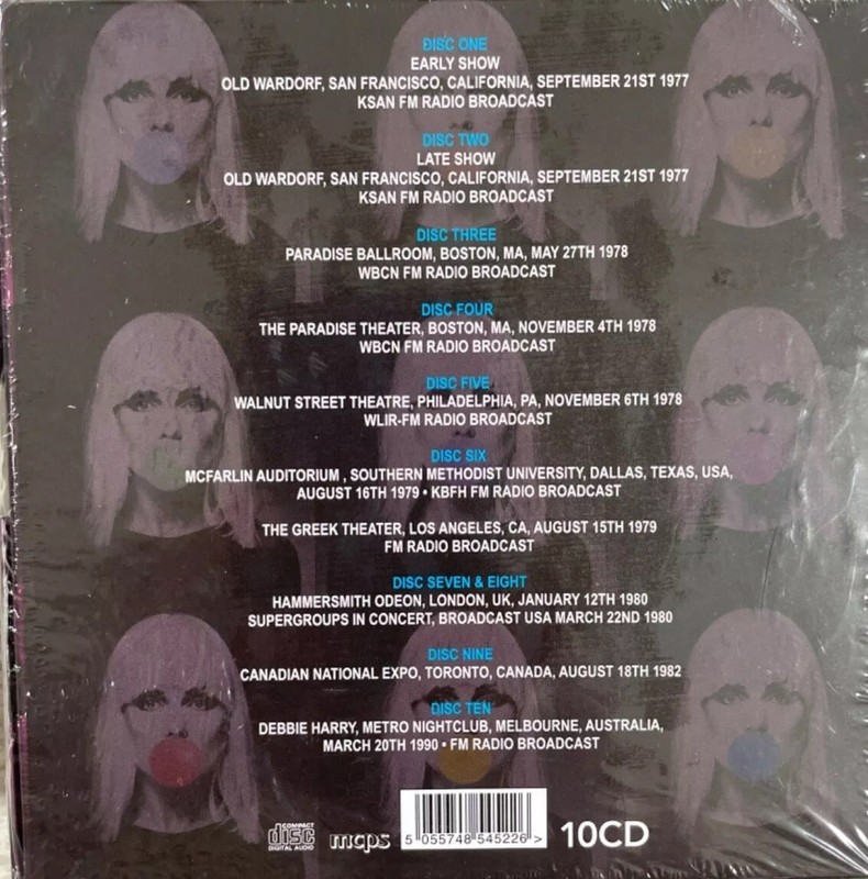 BLONDIE Live 10 CD Box Set BRAND NEW gallery
