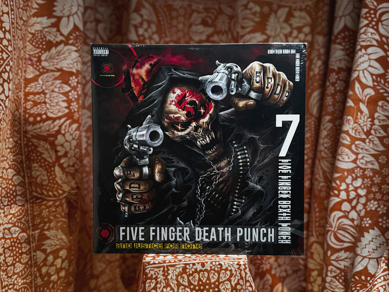 SEALED And Justice for None Five Finger Death Punch NEW vinyl after wrong F8