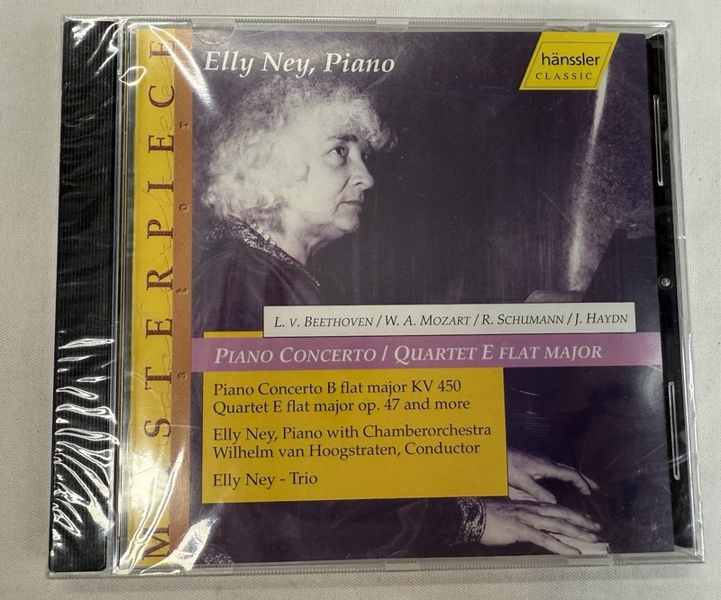 Elly Ney Brahms: Piano Concerto,Quartet E Flat Major Masterpiece SEALED