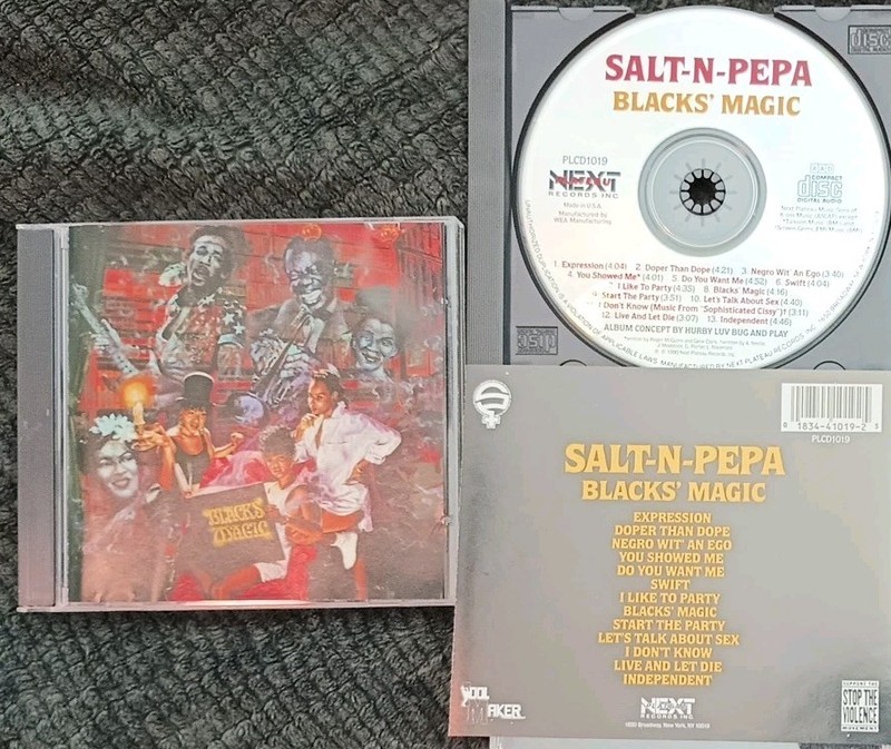 Salt-N-Pepa – Blacks’ Magic CD 1990 Hip-Hop Next Plateau Records 13 songs