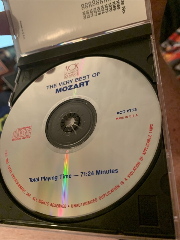 The Very Best of Mozart (CD, Feb-1993, Vox) - Super Fast Shipping - Buy Here gallery