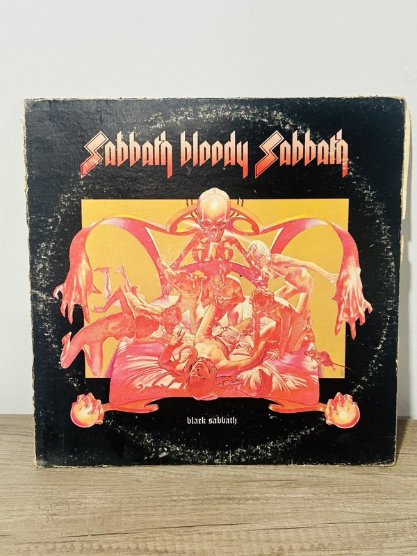 Black Sabbath Sabbath Bloody Sabbath 1976 Vinyl Record Album Warner Bros VG / EX