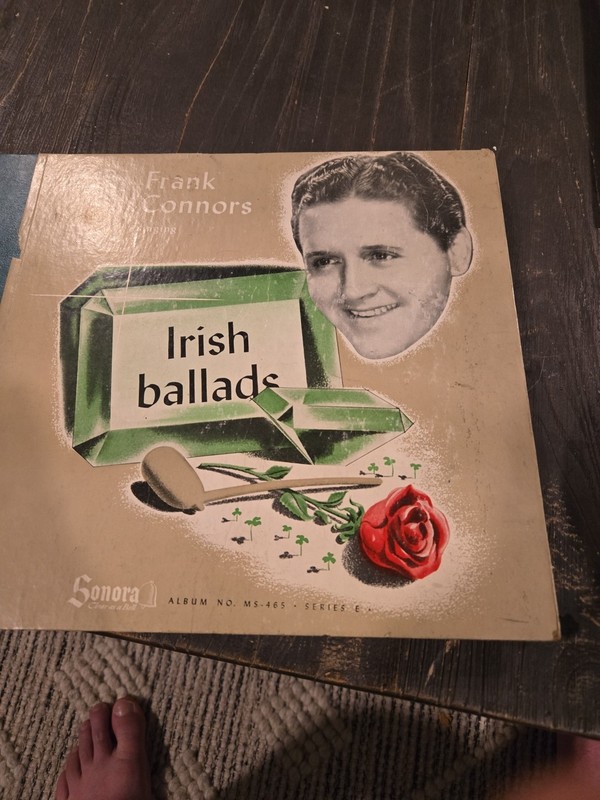 FRANK CONNORS Irish Ballads 78 RPM -Complete 4 Record Set – MS-465 / 1944 MINT