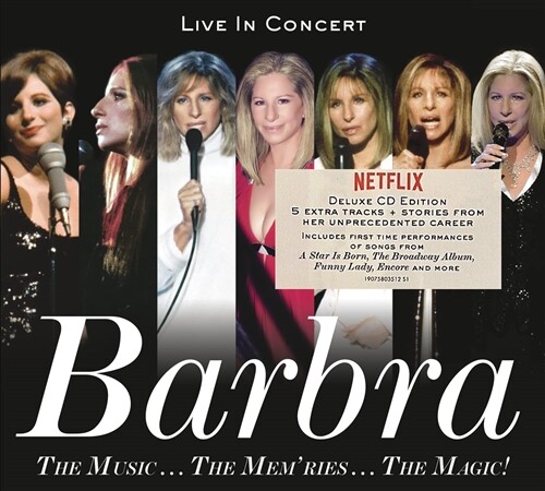 BARBRA STREISAND – THE MUSIC MEMORIES MAGIC LIVE IN CONCERT Audio 2 CD Deluxe Ed