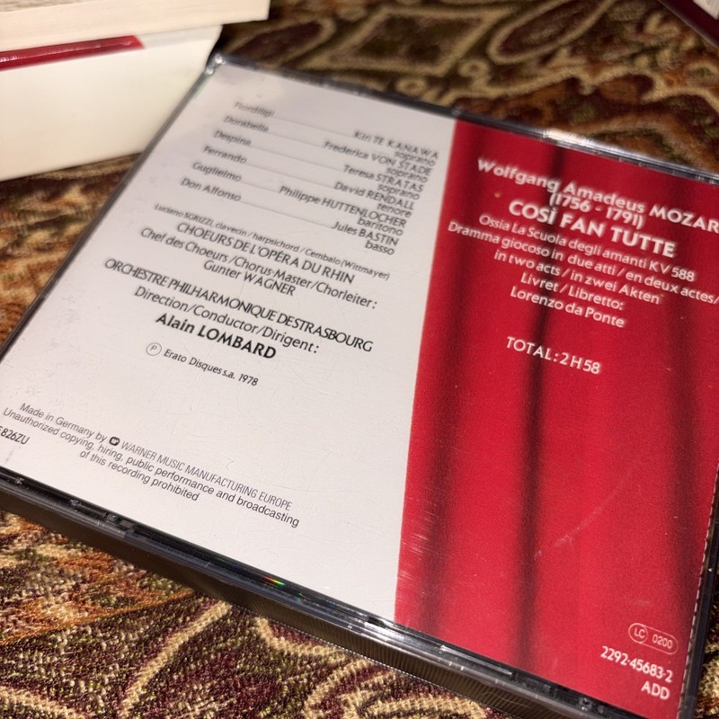 Cosi Fan Tutte - Audio CD By Mozart - VERY GOOD gallery