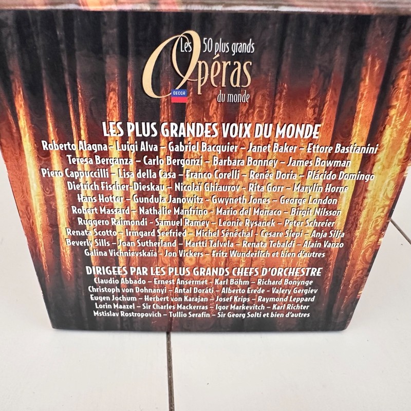 LES 50 PLUS GRANDS OPERAS DU MONDE [DG Decca Philips Accord 100 CD Box Set] NM gallery