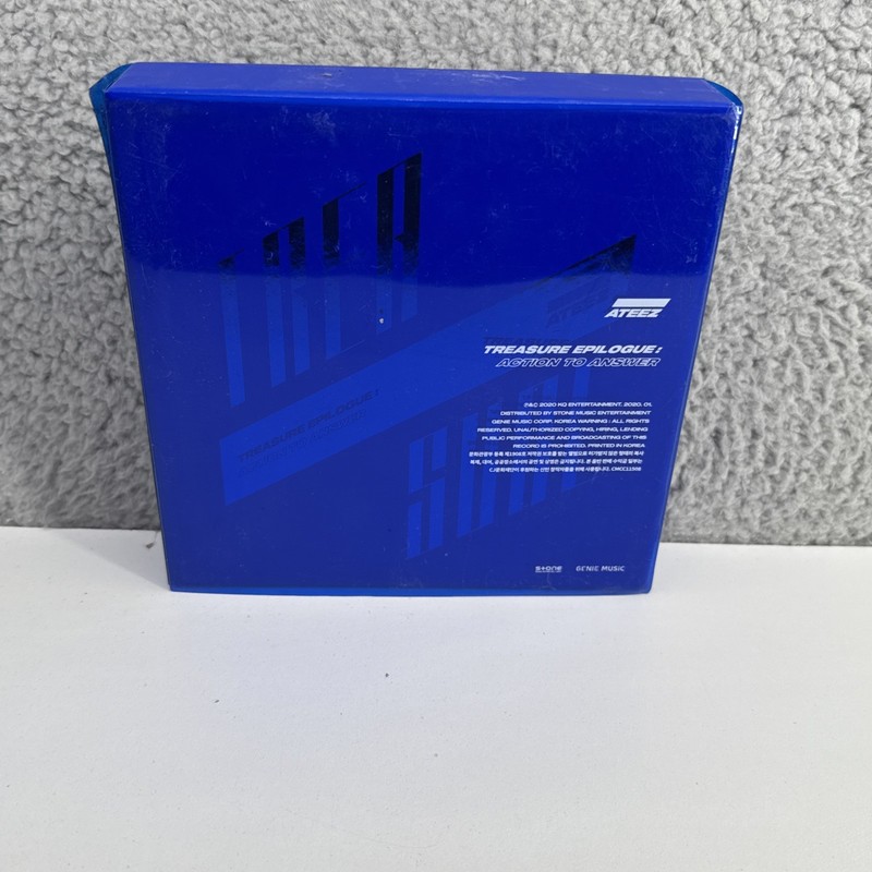 Ateez -Treasure Epilogue : Action To Answer (BLUE Cover) Complete Set (CD, 2020)