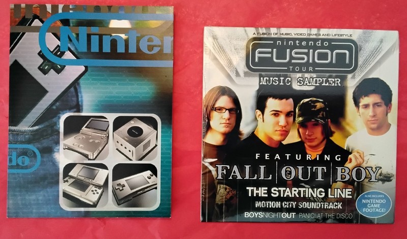 Rare 2005 Nintendo Fusion Tour Music Sampler CD w Fall Out Boy, sealed