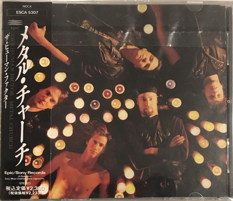 Metal Church – The Human Factor CD 1991 Epic – ESCA 5307 [Japan w/ OBI] NEW