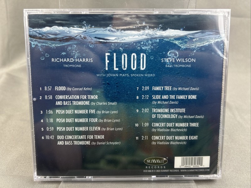 FLOOD by Steve Wilson, Richard Harris & Spoken Word (CD, 2023) NIB NEW SEALED gallery