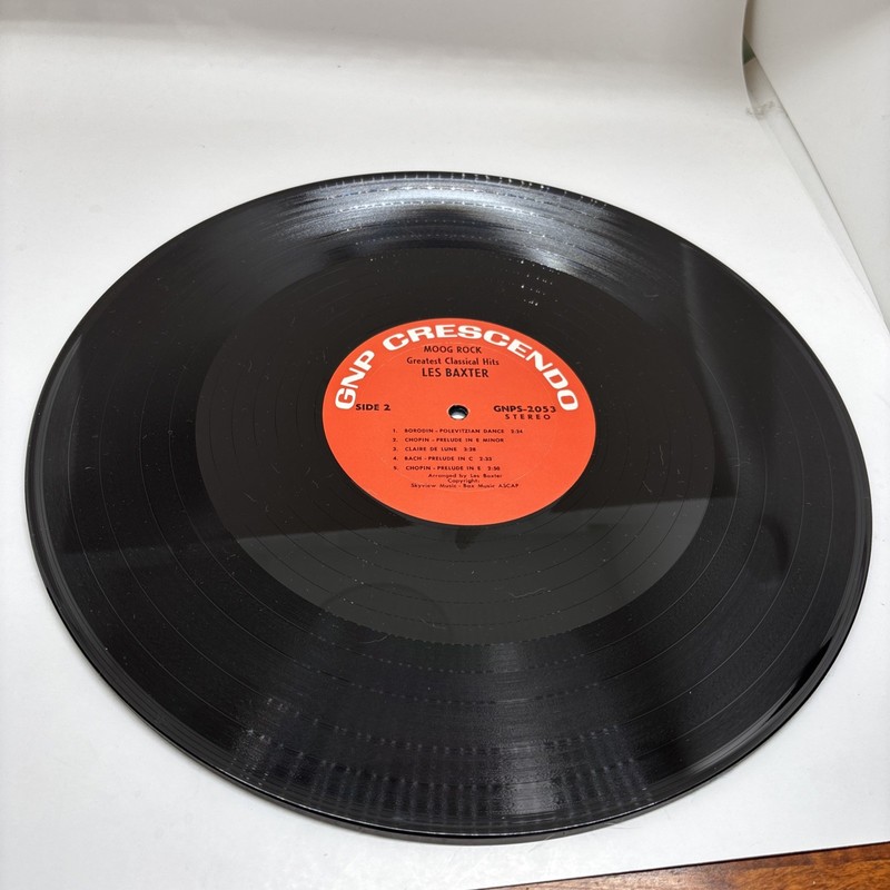 Les Baxter Moog Rock LP 1969 Electronic Latin Space Age GNPS 2053 Vinyl VG+ gallery