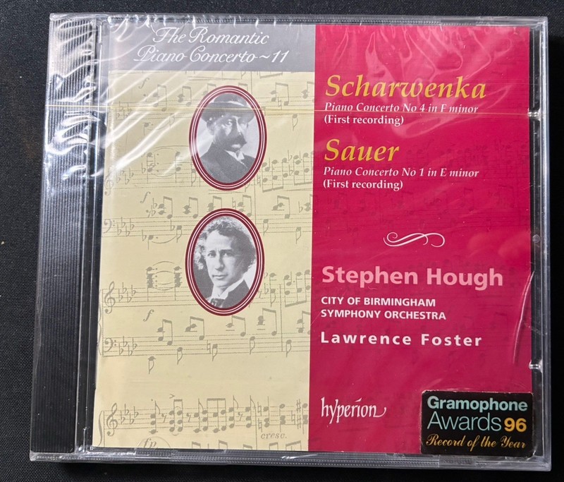 Scharwenka Sauer Hough Romantic Piano Concerto 11 Hyperion Cd New Sealed