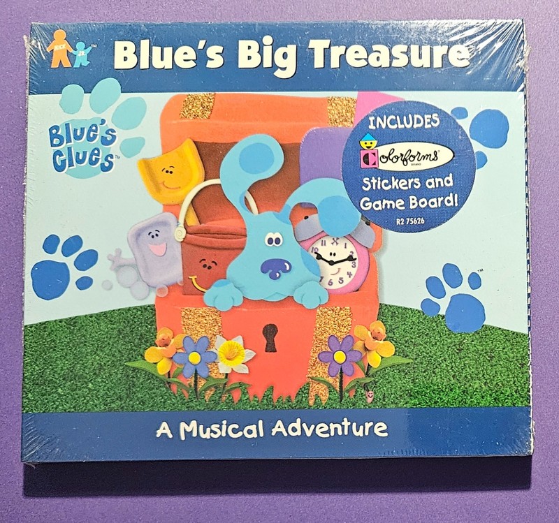 Blue’s Big Treasure by Blue’s Clues (CD, Feb-1999, Kid Rhino (Label)) NEW