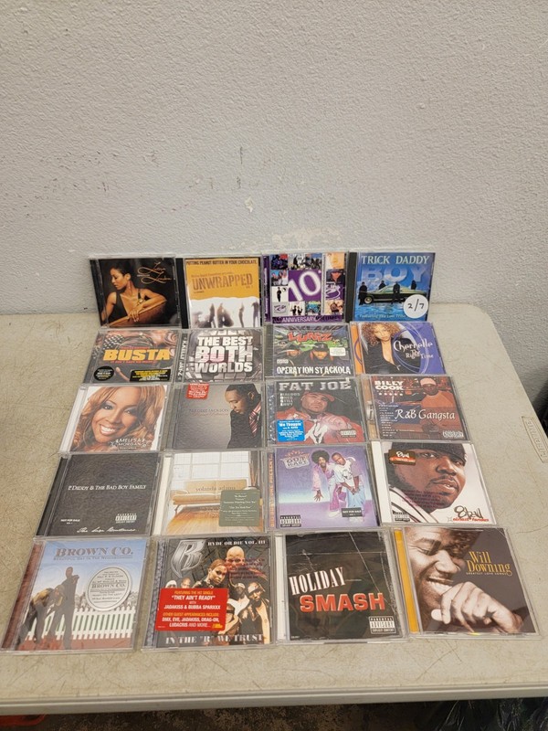 Vintage 1990s 2000s Hip Hop R&B Rap CD Lot of 20 GOOD VARIETY (12