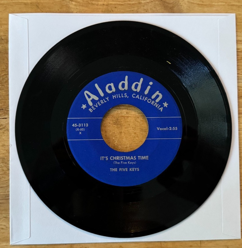 DOO WOP 45 7″ SP THE FIVE KEYS OLD MACDONALD ON ALADDIN