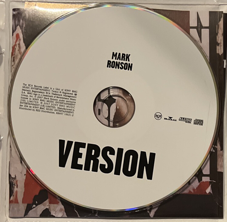 MARK RONSON VERSION CD in a SLEEVE PACKAGE (*see description) gallery