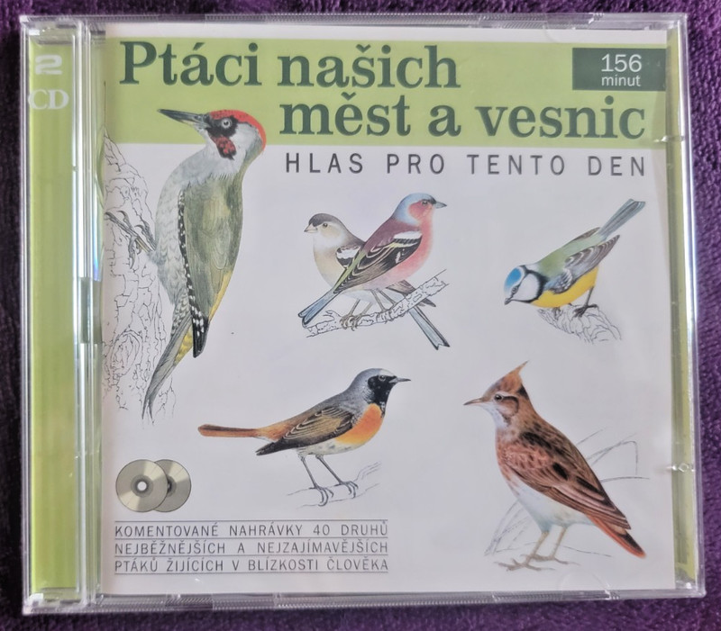 Ptáci našich měst a vesnic ~ Birds of Our Towns & Villages CD Set Czech Wildlife