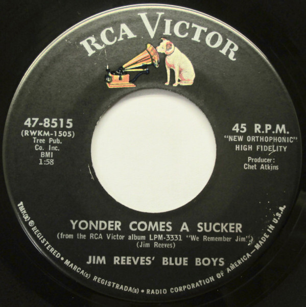 The Blue Boys (2) / The Blue Boys (2) Featuring Bud Logan – Yonder Comes A Sucke