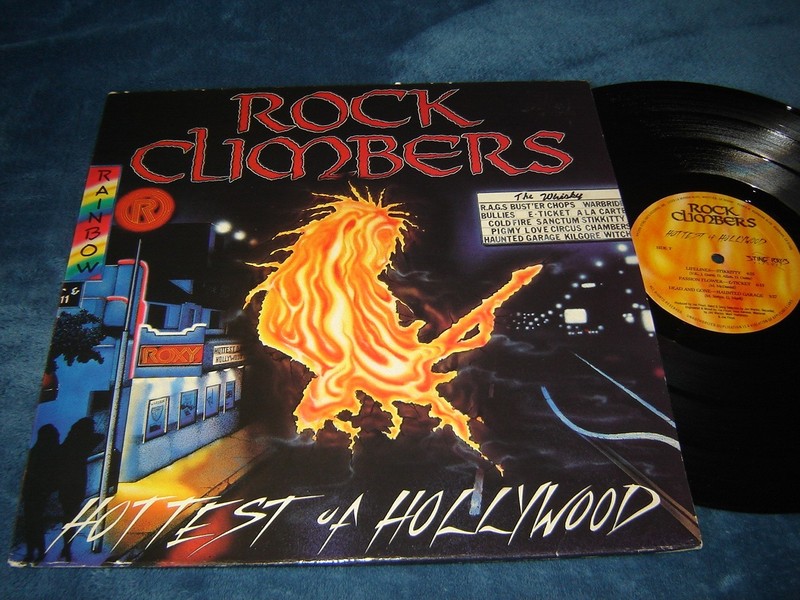 Rock Climbers – Hottest of Hollywood 2LP rare metal hard rock comp 1990