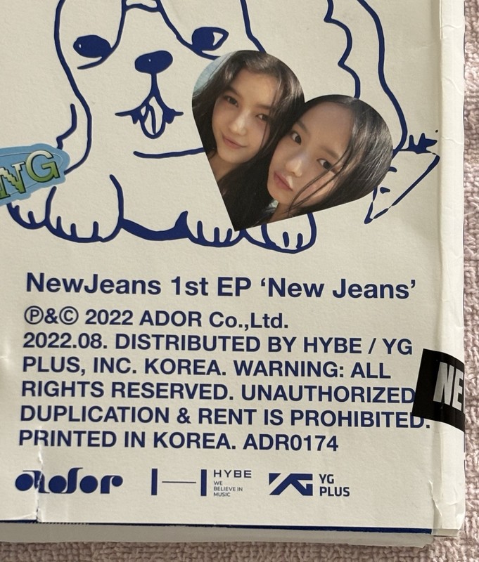 NewJeans 1st EP 'New Jeans' Blue book K-Pop Inserts CD & More gallery