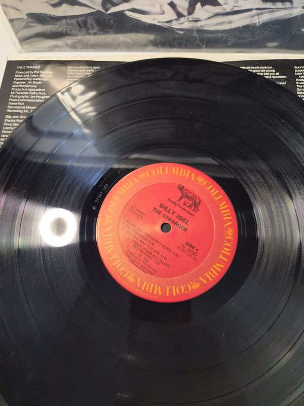 Billy Joel The Stranger 1977 LP Vinyl JC 34987 Columbia VG gallery