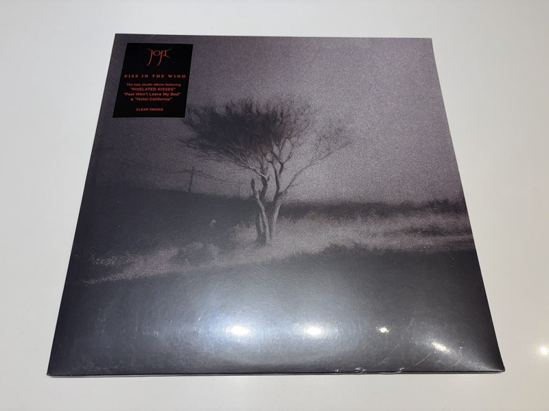 Joji – Piss in the Wind Grayscale Cover + Clear Smoke Vinyl LP