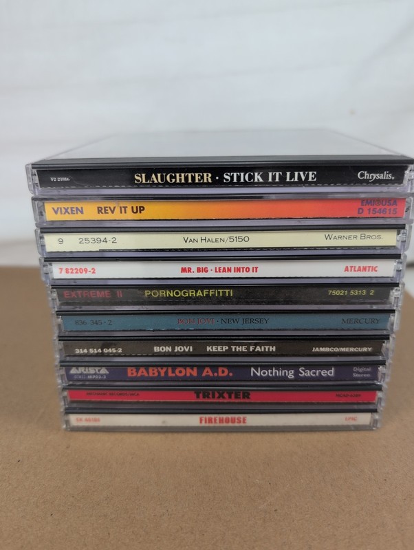 80s Glam Hair Metal Bands Cd Lot 10 ALL BMG CLUB ORG IN EX OR BETTER CONDITION