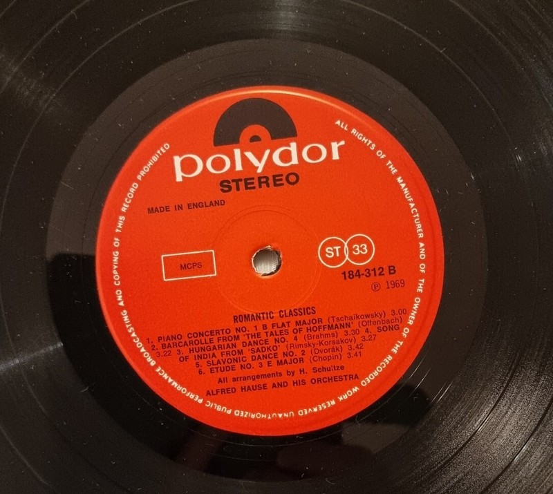 Romantic Classics - Alfred Hause And His Orchestra - 12” Vinyl 184 312 gallery