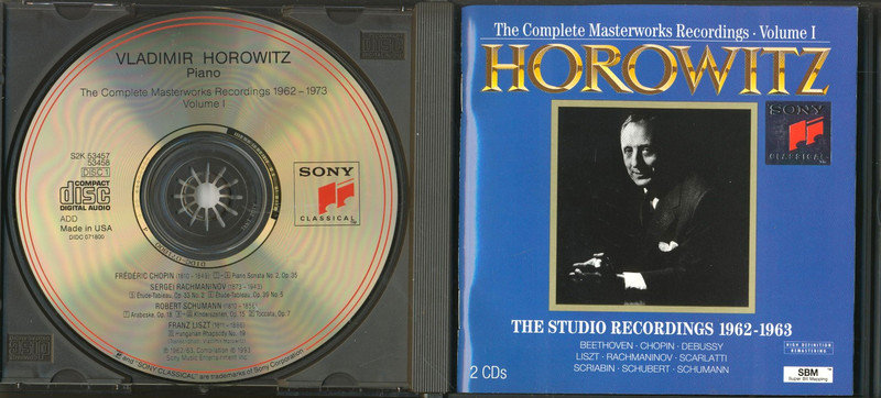 Horowitz Complete Masterworks Recordings 1962-73 Sony CD Box Set 13 CDs VG! gallery