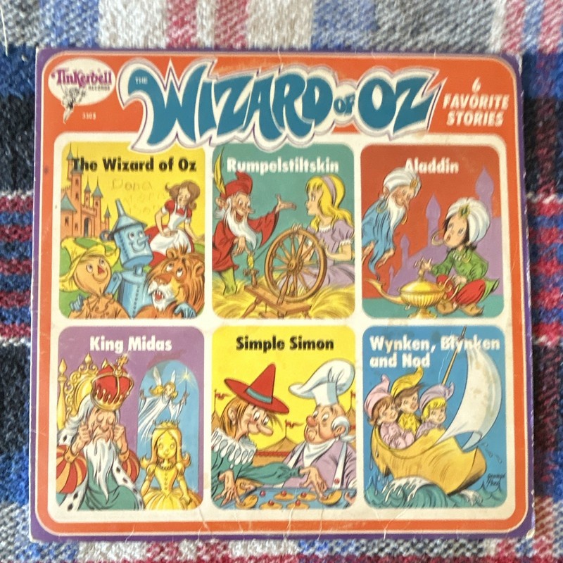 Tinkerbell Records The Wizard of Oz 3306 12″ LP Vinyl 33 RPM Stereo