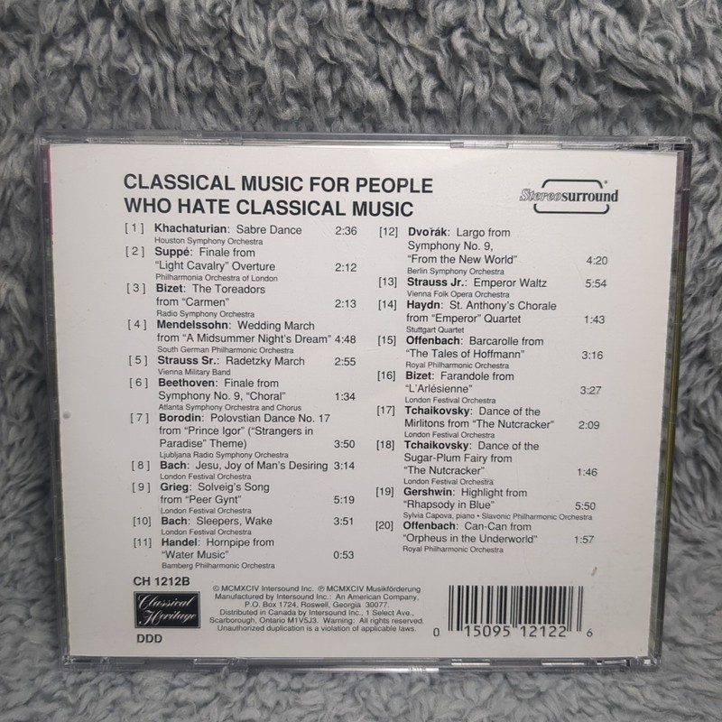 Classical Music for People by Various (CD, 1994) gallery