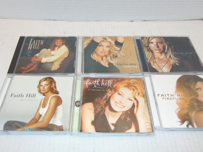 Faith Hill 6 CD Lot