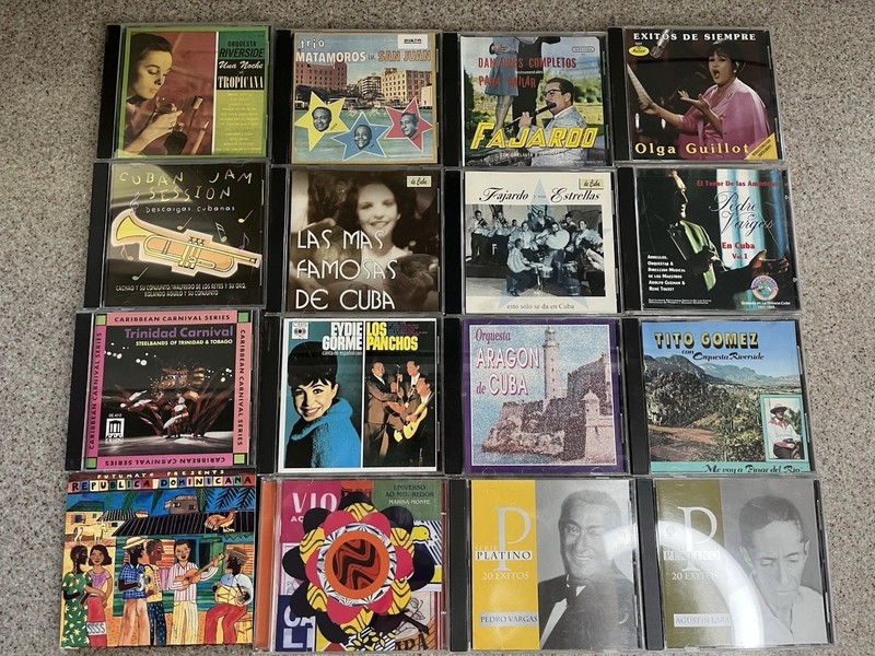 Lot (16) Cuban Music Various Artist CD Latin Mambo De Cuba Trinidad Dominican