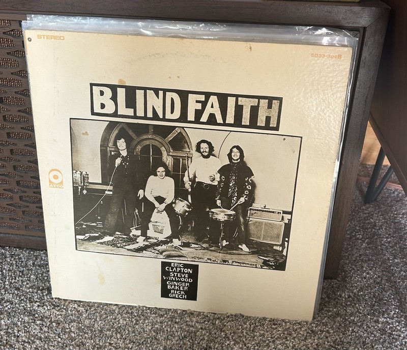 Blind Faith Self Titled Album ATCO Vinyl LP Clapton Baker SD33-304B Good+VG