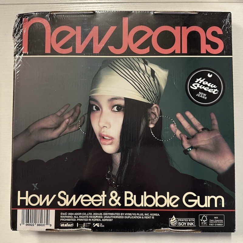 NewJeans: How Sweet + Bubble Gum CD Photobook Album Hyein Vers: Target Excl:2024