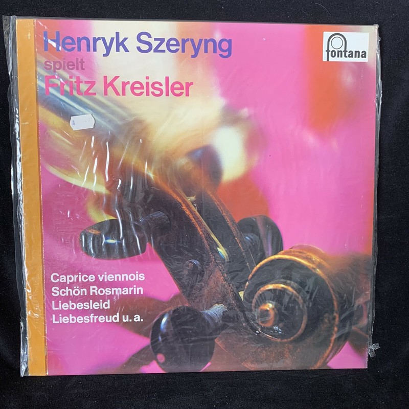 HENRYK SZERYNG violin – plays FRITZ KREISLER – Reiner – FONTANA ST LP