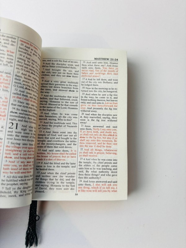 New Testament Holy Bible KJV King James Version Pocket gallery