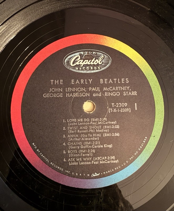 The Beatles The Early Beatles 12" Black Vinyl LP - Capitol Records T-2309 gallery